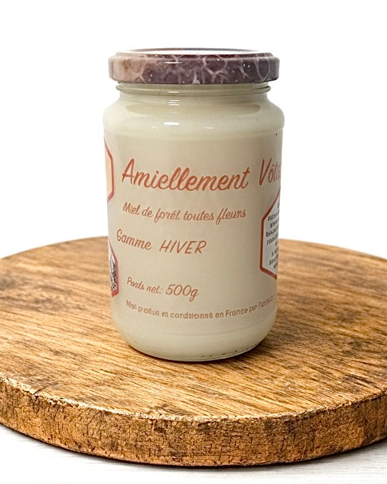 Miel d’hiver crémeux toutes fleures -500g